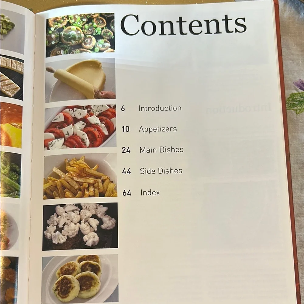 Vegetables Cookbook with Full-Color Photographs; Hardcover and in New Condition!